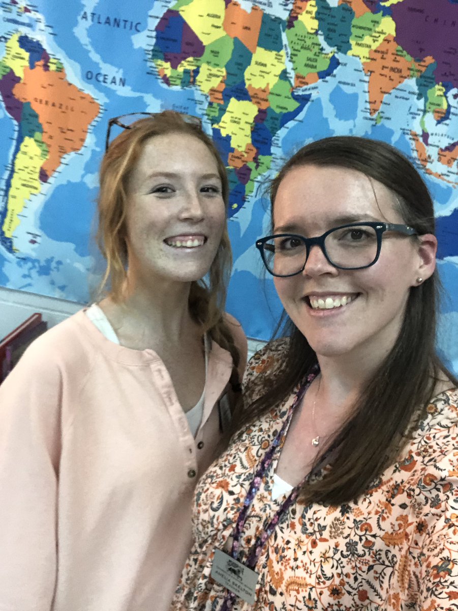 MrsSkeltonPVES's tweet image. Shoutout to our AMAZING student teacher! She is Rocking her first week of full take-over! 😎 #pvespride