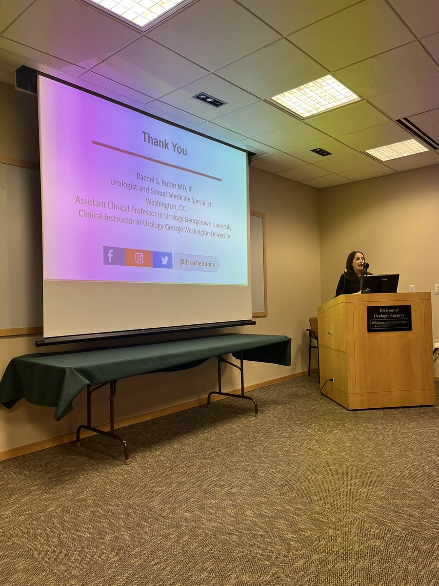 NickPickersgill's tweet image. Thank you @drrachelrubin for a super informative (and fun) grand rounds talk on sexual medicine and GSM! @WashU_Uro