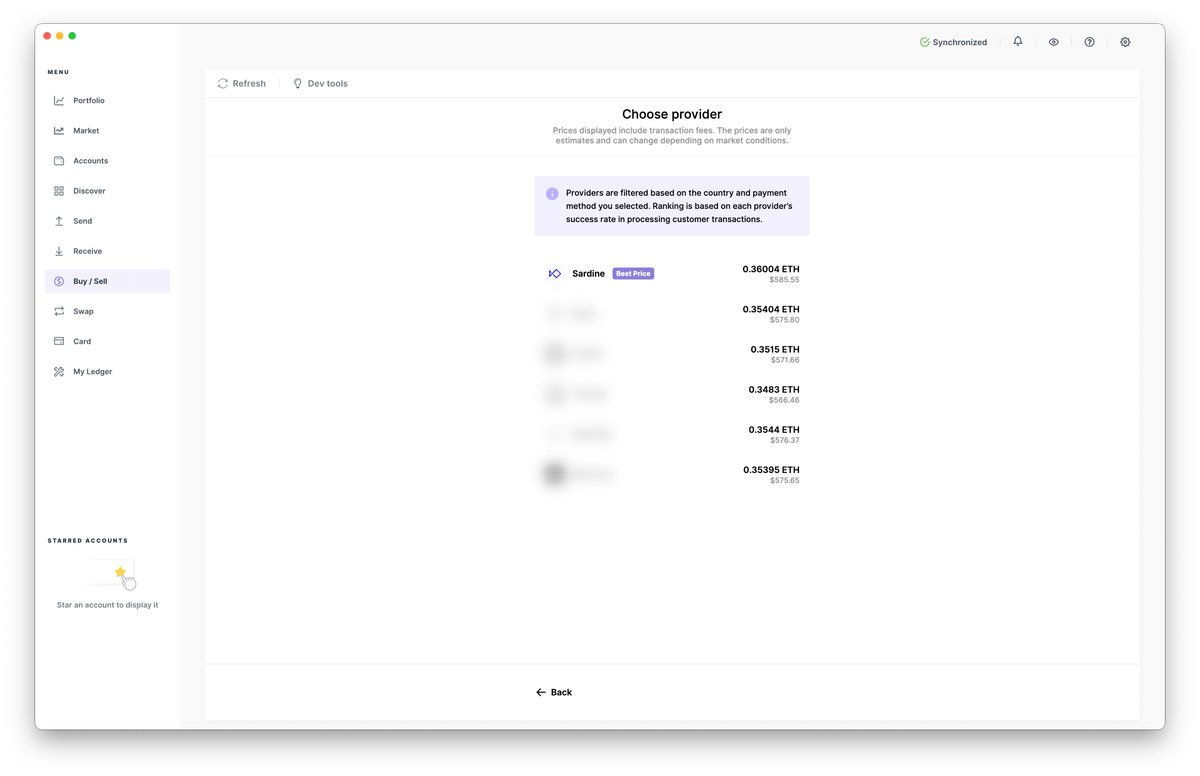 1/ Imagine a crypto on-ramp that’s the safest, fastest and has the highest conversion rates in the industry… It’s real, and it’s coming to @Ledger At Sardine, our crypto on-ramp is trusted by incredible companies and today we’re thrilled to add Ledger to that list of partners.