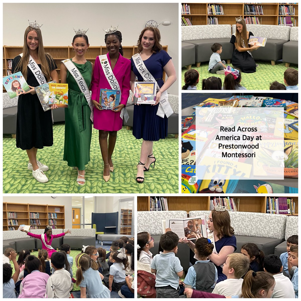 It’s one of my favorite days of the year! #ReadAcrossAmericaDay 👩🏻‍🏫 I represented the @LEAD_DallasISD team and brought VIP guests with me to read to students at @pwmontessori #FormerEnglishTeacher #LEADinDallasISD #MissTexas #MissDallas #MissDallasTeen #MissParkCitiesTeen