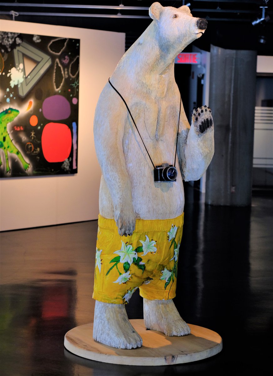 DLVisionMode's tweet image. Lancement ce matin à l&apos;Espace 400e de l&apos;exposition d&apos;art public : Apprivoiser nos Bestiaires, le jardin d&apos;hiver qui débute demain et se poursuivra jusqu&apos;au 9 avril prochain #manifdart #quebec #art #sculpture