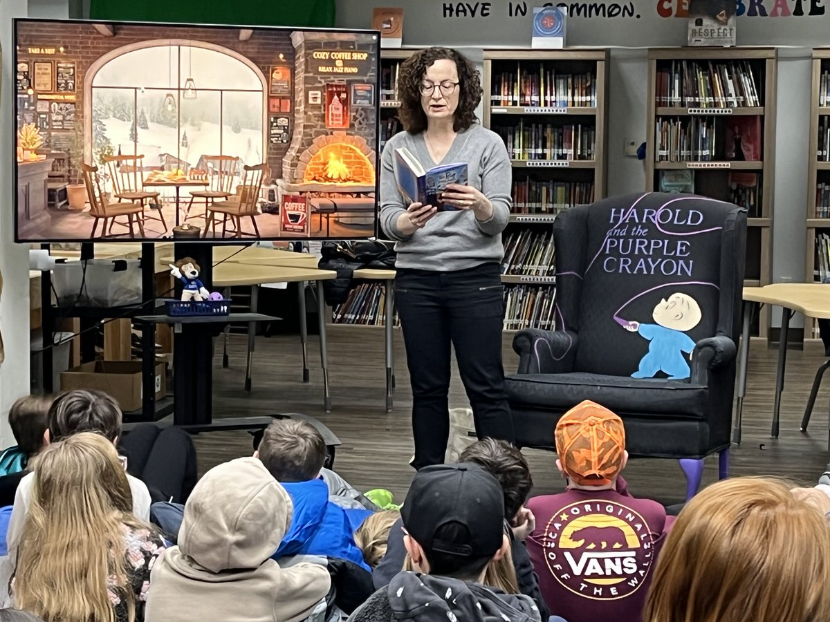 Thrilled to have had author Gail Lerner visit our school today and inspire our students with her incredible storytelling. Thank you so much for sharing your time and talent with us, it was an absolute pleasure to have you as a visiting author at our school. 
#Gaillerner #LVUSD