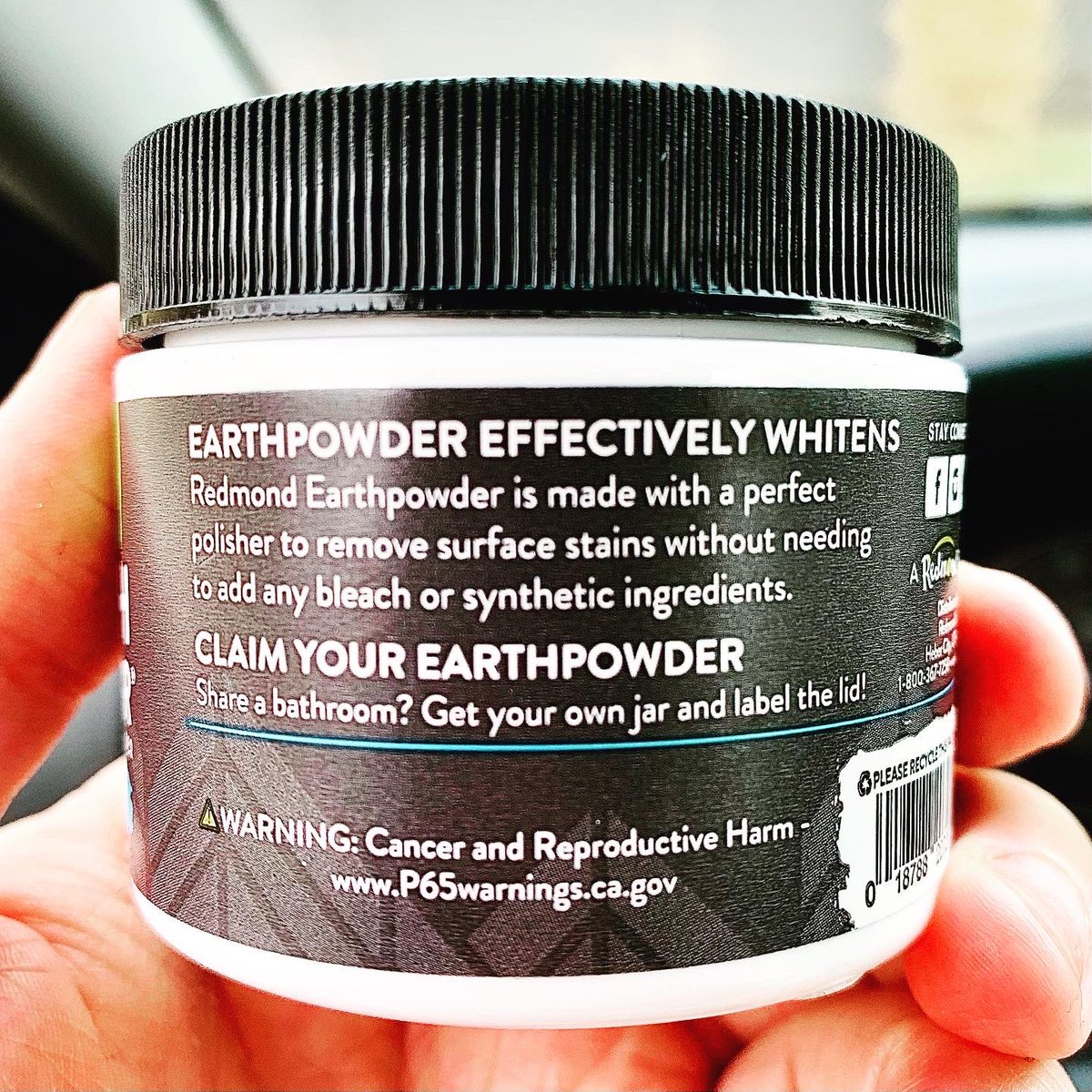 JWiggins4425's tweet image. Fun find and hoping the anecdotal experiences with remineralization prove true for me. 😄🪥🦷🧂🤗❤️👏🏻🙏🏻 @redmondrealsalt #redmondearthpaste #toothpaste #toothpowder #natural #minerals #dentalhygiene #dentalhealth