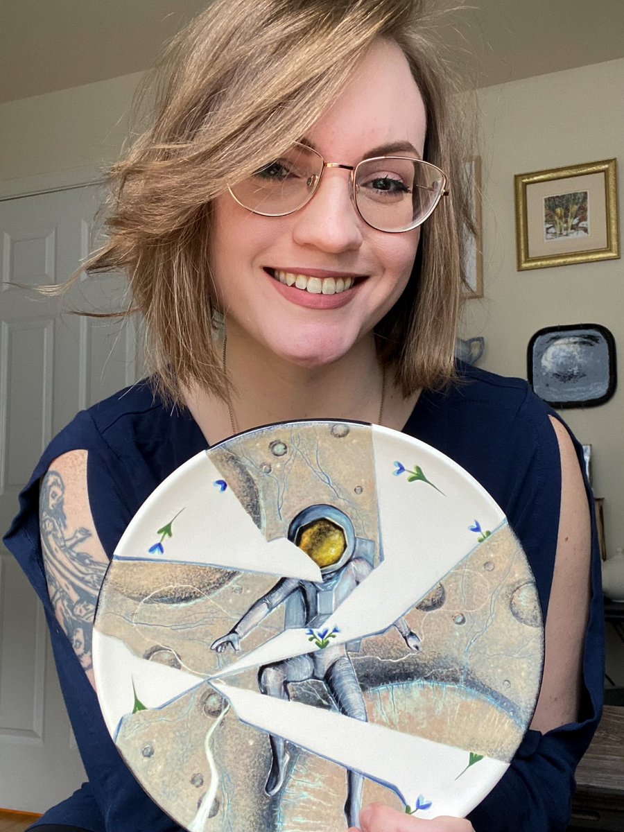 It’s #MarchMeetTheMaker day 2: all about you

I’m Amy and I paint space pottery! 

(1/6)