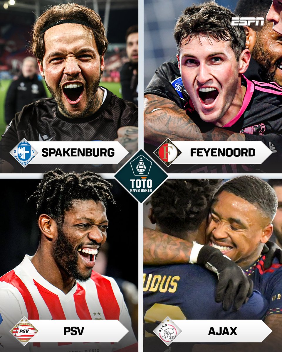 ESPNnl's tweet photo. 🏆 𝐃𝐞 𝐥𝐚𝐚𝐭𝐬𝐭𝐞 𝐯𝐢𝐞𝐫 𝐢𝐧 𝐝𝐞 𝐓𝐎𝐓𝐎 𝐊𝐍𝐕𝐁 𝐁𝐞𝐤𝐞𝐫! 🤩 https://t.co/AA0zmMXaMm