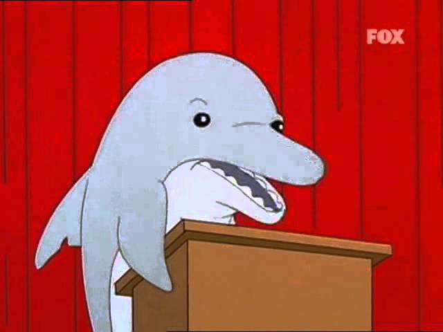 Paterpau's tweet photo. No había un delfin tan peligroso desde Snorky. https://t.co/yythTjIAJK