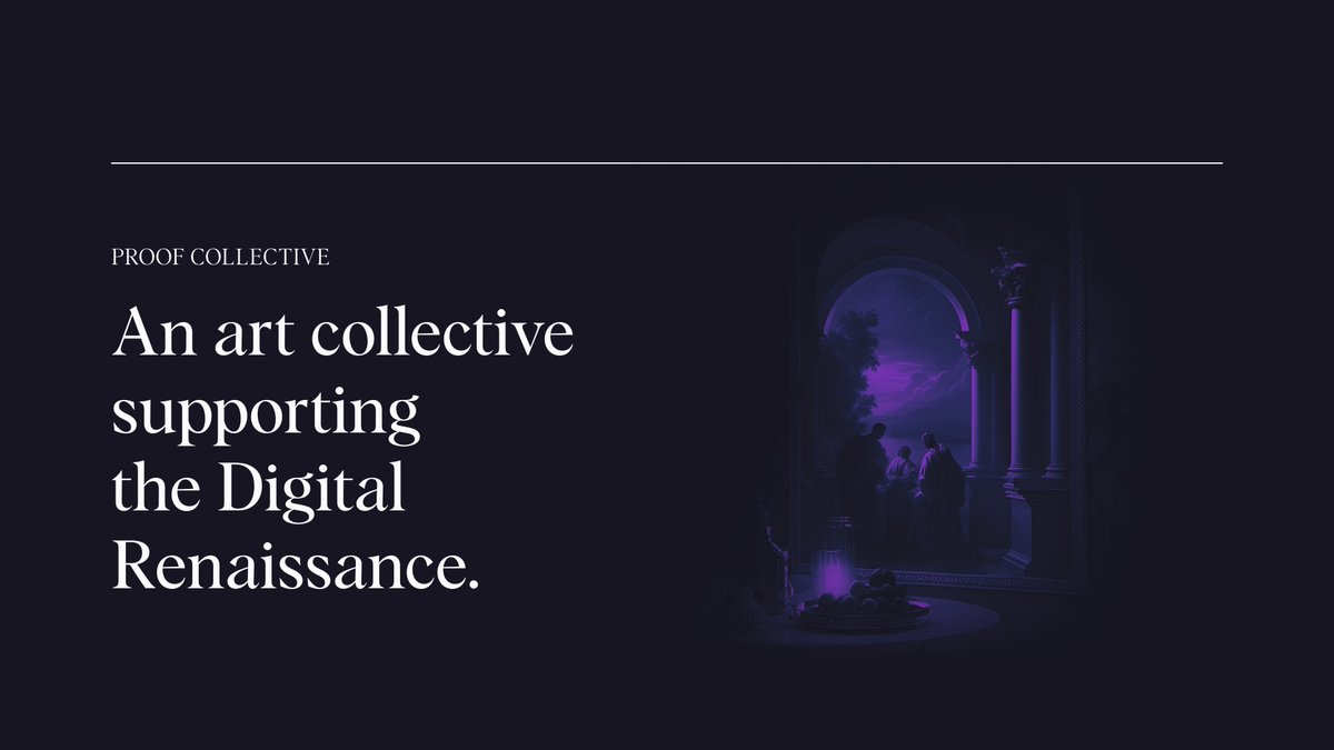 Moonbirds (🦉, 🥃) on Twitter "Now, PROOF Collective is “an art