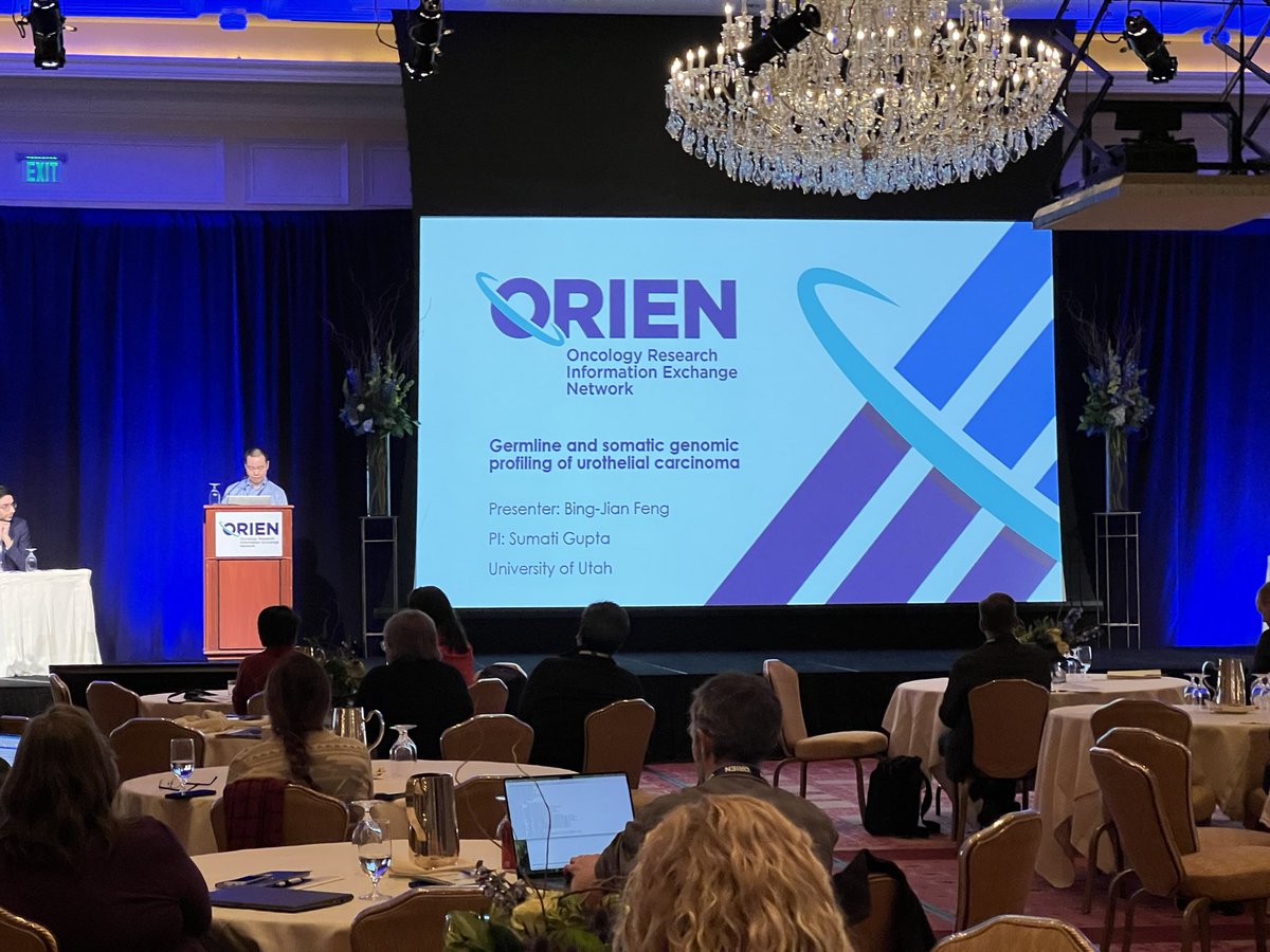Congratulations to Sumati Gupta and Bing-Jian Feng from HCI their excellent presentations on the role of ARID1A mutation and germline and somatic profiling in urothelial carcinoma as selected oral abstracts at the ORIEN Scientific Retreat.  #ORIENRetreat2023