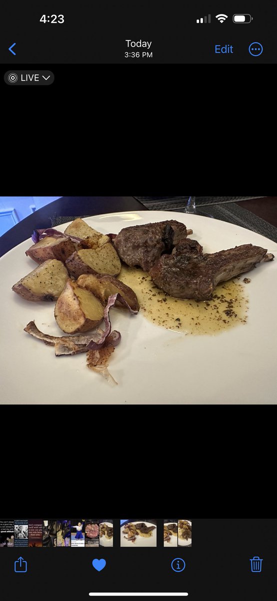 VeronicaHarrell's tweet photo. The first time at Lamb Chops, and the family likes it 😋  #MamaCooks #Thursdayvibes #Foodie 🦋🦋🦋 https://t.co/AHt6h9dyER
