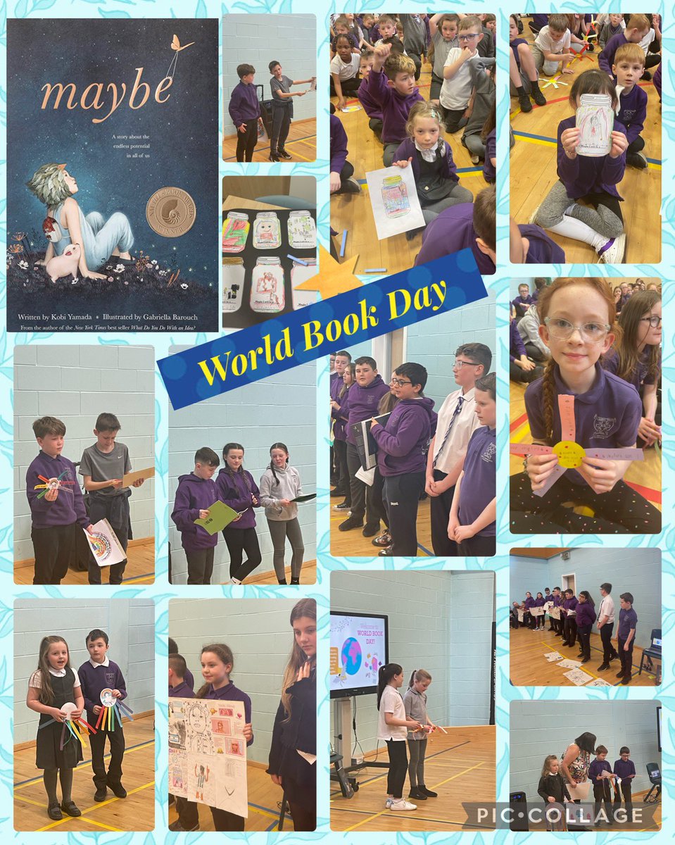 Today we celebrated World Book Day, with an assembly focused on our whole school storybook -Maybe by Kobi Yamada. It was lovely to listen to everyone’s hopes and dreams for the future 👩‍🏫 👩‍🚀 👩‍🎤 #determination #whenigrowup @ASP180 #readingschools
