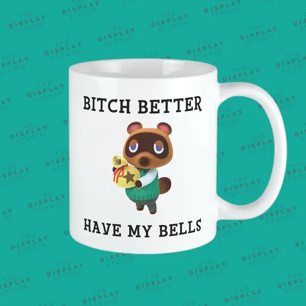 I just received a gift from Legs via Throne Gifts: Animal Crossing Mug, Tom Nook Bitch Better Have My Bells Mug, New Horisons Gift For Gamer Girl. Thank you! throne.me/infamoustylera… #Wishlist #Throne