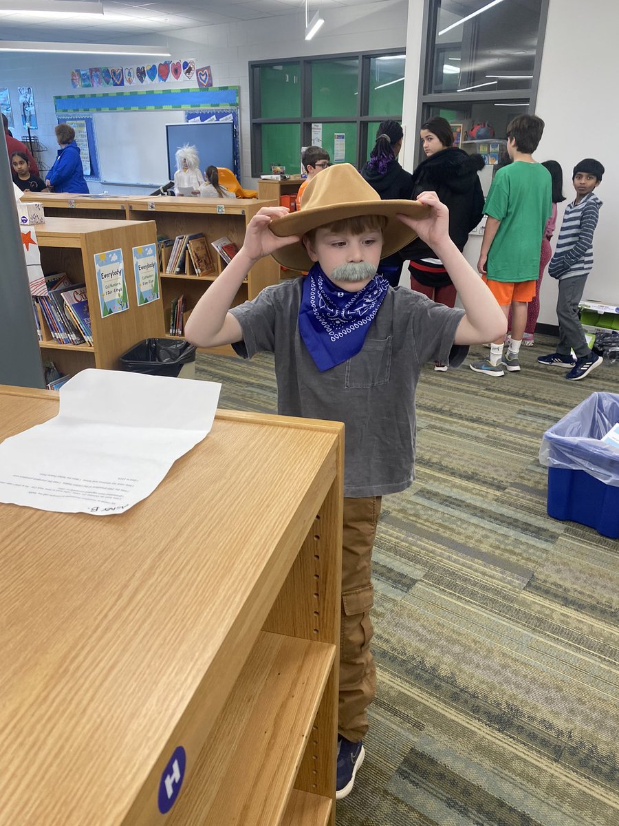 And 3rd Grade showed off their research skills by hosting parents at their wax museum this morning! They were amazing historical figures! It’s so great to be able to support these classroom projects in the library! #KnightsLEAD