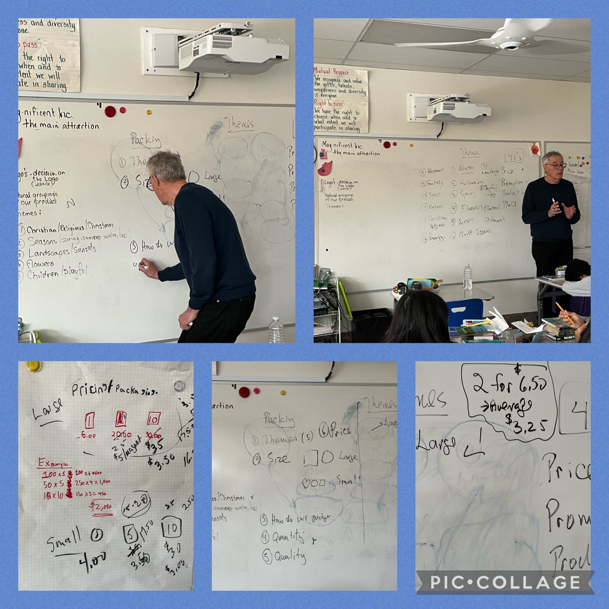 carmbl's tweet photo. Yesterday my โฆ@StAnthonyOCSBโฉ Gr 5/6 students had a great session with our mentor โฆ@DonGibbons10โฉ on Product, Packaging, Pricing & Promotion! For #ocsbSEP project Magnificent Inc. - the main attraction! #ocdbDL https://t.co/0CMaJ0M7CG