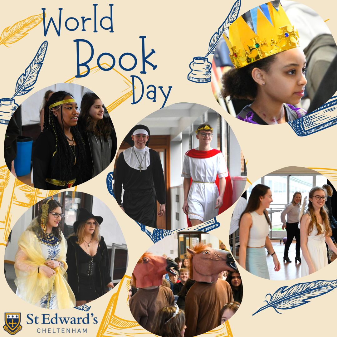 StEdwardsChelt's tweet photo. World Book Day 2023! Each house was assigned a genre of Shakespeare plays as their costume inspiration, and the ideas flowed. Alongside Kings and Knights, the fairies and mechanicals of A Midsummer Night's Dream, we also admired the ship from The Tempest!
#SECevents #SECEnglish https://t.co/po4Xpaxk9F