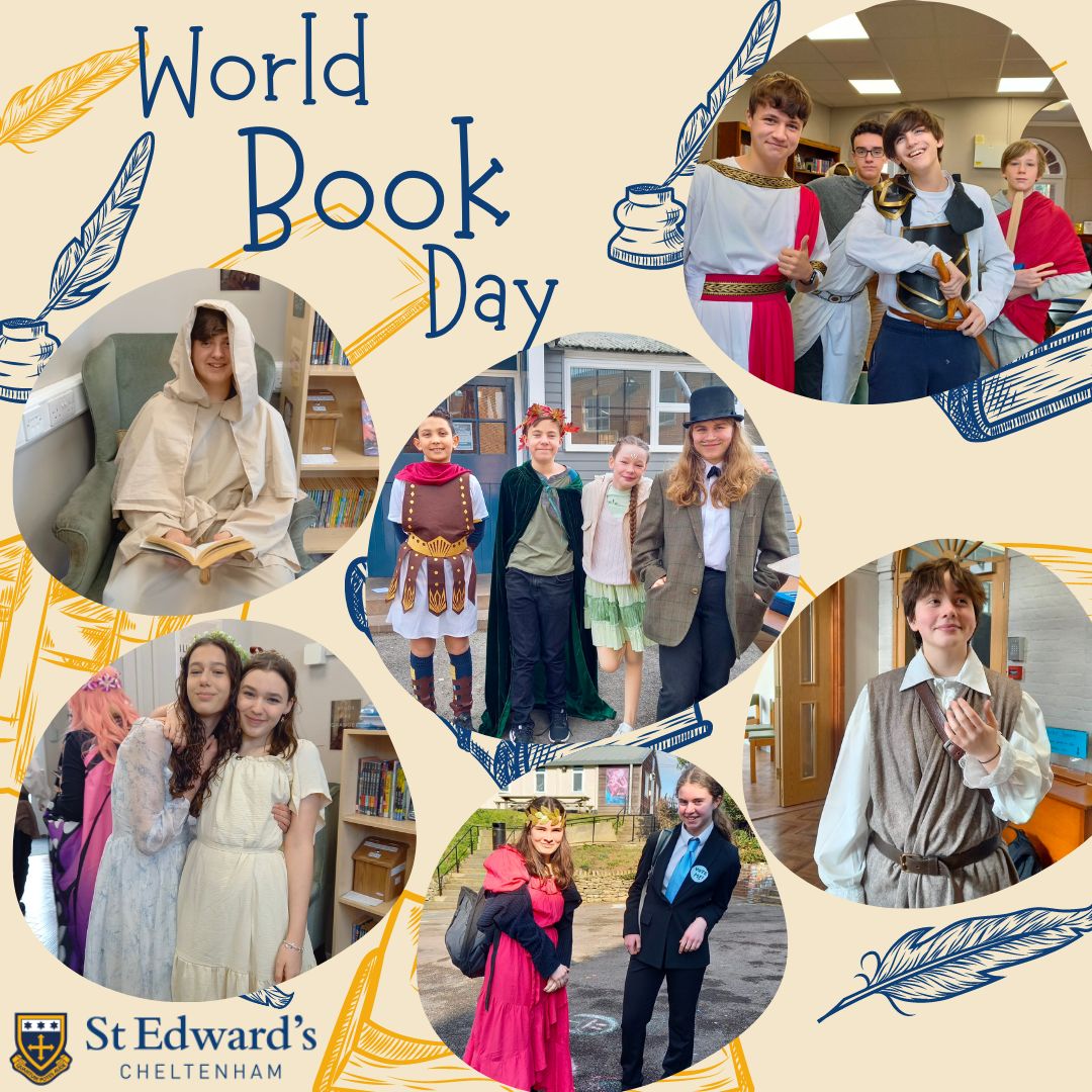 StEdwardsChelt's tweet photo. World Book Day 2023! Each house was assigned a genre of Shakespeare plays as their costume inspiration, and the ideas flowed. Alongside Kings and Knights, the fairies and mechanicals of A Midsummer Night's Dream, we also admired the ship from The Tempest!
#SECevents #SECEnglish https://t.co/po4Xpaxk9F