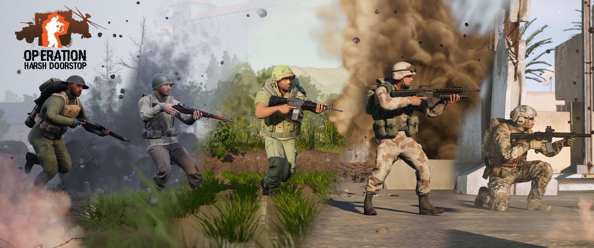 OpHarshDoorstop's tweet photo. The five eras of Operation: Harsh Doorstop!

Incredible edit by @Santeeee_tw 🔥 https://t.co/N8Zs1ynKAY