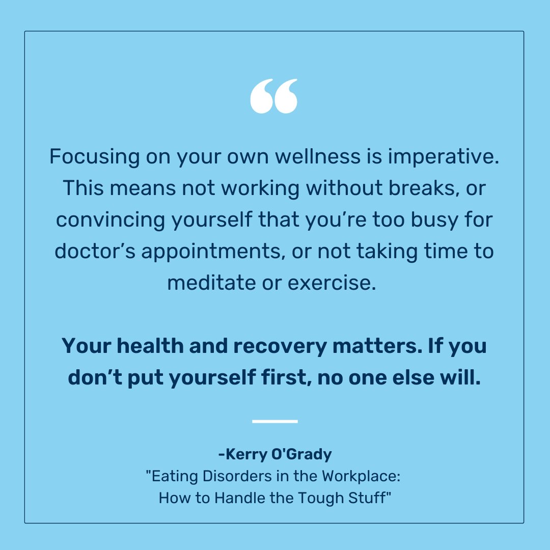 NEDAstaff's tweet image. Today on the NEDA Blog, Kerry O’Grady discusses eating disorders in the workplace. Read the full blog here: bit.ly/3y8rolQ
#EDAW #EDAW2023 #eatingdisorders #NEDA