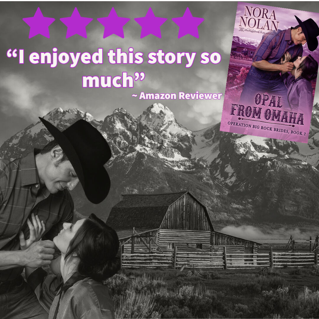 SylvDotNet's tweet photo. Opal from Omaha, book 2 in the Operation Big Rock Brides Series by @NoraNolan19
https://t.co/sgxL1mTsZT
#westernromance #western #romance #noranolan #sylvdotnet https://t.co/diF8gz54LU