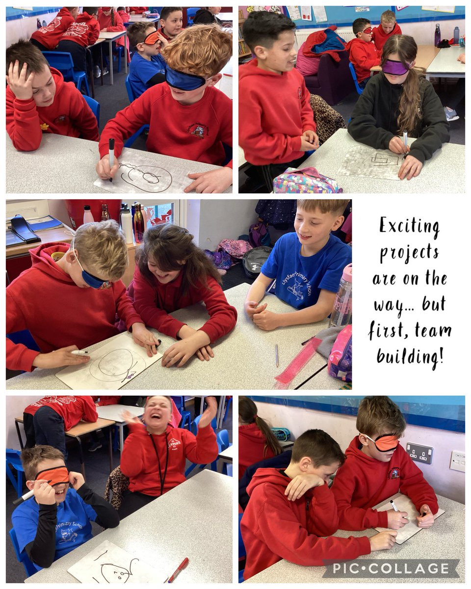 llysfaen2024's tweet image. Collaboration at its finest with lots of laughs and learning about each others skills this afternoon! @Llysfaen2023 #5RP #6CP #S&amp;amp;T #ACL