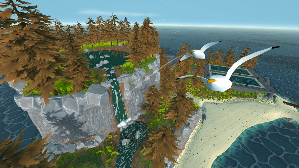 WipNew's tweet photo. Have you been working hard this month on #MMC23? You deserve a break.

We are proud to open Sigil Island to the public for minimally-radioactive, casual fishing fun!

Come visit us in #NeosVR!
https://t.co/o2GdzrrEX6 https://t.co/7yU6ZVZtB5