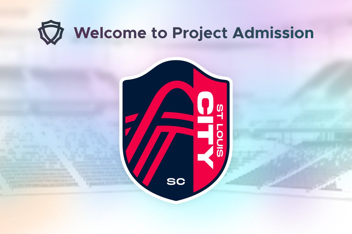 Welcome to the Project Admission family 🙌 We’re excited to be partnering with St. Louis City SC for their inaugural season in the MLS! ⚽ #mls #stlouis #soccer #ticketing