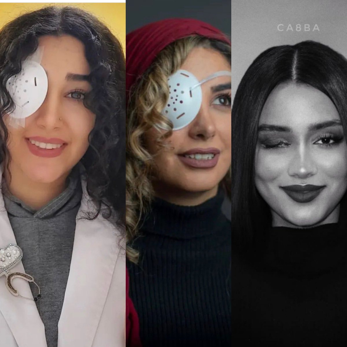 AlinejadMasih's tweet photo. It's an honor to be selected as one of TIME's Women of the Year. I would like to dedicate this to Gazal Ranjkesh, Nilooar Aghaei, Elaheh Tavakolian and many of the brave Iranian women who joined the protests where security forces shot and blinded them in one eye. I want to dedicate it to brave men of Iran, who also lost their eye for the crime of supporting their sisters.
I'd like to thank TIME for the privilege of being chosen during one of the most pivotal moments in Iran's history, and the women of Iran for demanding freedom and equality and saying NO to the Islamic Republic's gender-apartheid regime. 
This is a recognition of the revolution led by women supported by men called 
#WomanLifeFreedom.
We will not give up. ✌️

#MahsaAmini