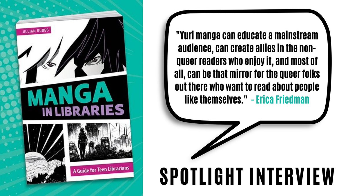Jillian Rudes (@jrlibrarian) on Twitter photo "Manga in Libraries: A Guide for Teen Librarians" features spotlight interviews from manga experts and #MangaLibrarians who share their ideas about a variety of topics! Quote from <a href="/OkazuYuri/">Erica Friedman is on Bluesky: okazu.bsky.social</a>! mangainlibraries.com <a href="/alaeditions/">ALA Editions | ALA Neal-Schuman</a> #ReadManga "Manga in Libraries: A Guide for Teen Librarians" features spotlight interviews from manga experts and #MangaLibrarians who share their ideas about a variety of topics! Quote from <a href="/OkazuYuri/">Erica Friedman is on Bluesky: okazu.bsky.social</a>! mangainlibraries.com <a href="/alaeditions/">ALA Editions | ALA Neal-Schuman</a> #ReadManga