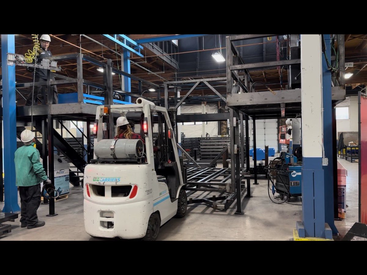 Today, I spent some time with Preston and Chad in our MEGA RACK production area. Chad and his team are doing a fabulous job working with our engineering team in creating a MFG cell for racks that will help us better utilize our new warehouse and eliminate waste in our company.