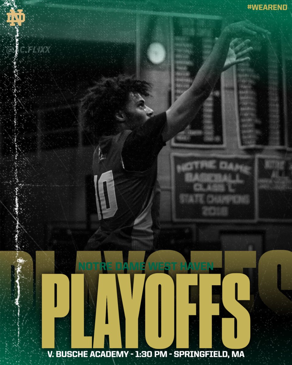 PLAYOFF TIME!! ND Prep basketball opens playoff stretch tomorrow afternoon in the birthplace of basketball! Time to work🔰

1:30pm @ South End CC
99 Marble St. 
Springfield, MA

#WeAreND