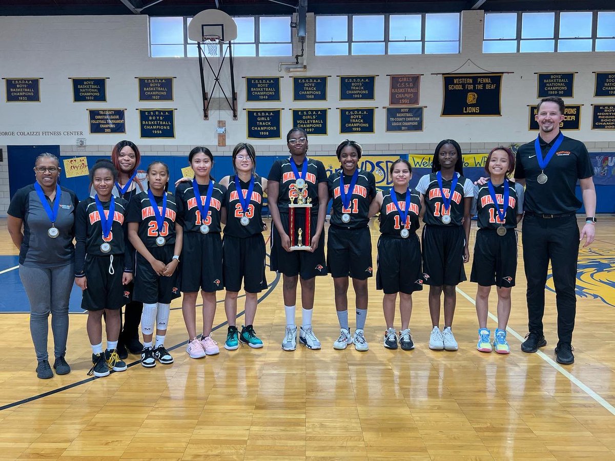 Columbia middle school girls' basketball team brought their A-game to Pittsburgh, clinching their first-ever Eastern Middle School Basketball Tournament championship title! The team earned the #1 seed &amp; won the championship game with a 26-22 victory over the <a href="/KDESwildcats/">KDESwildcats</a>.