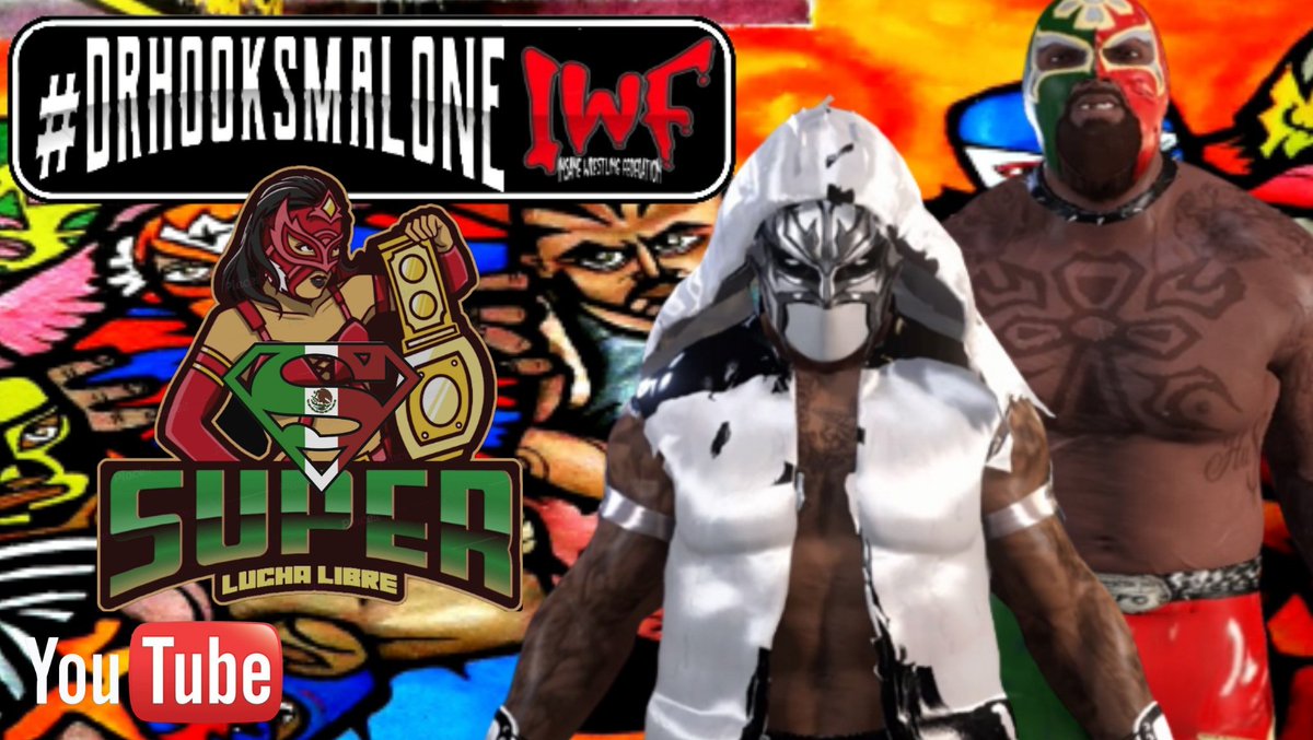 youtube.com/live/At4x63JAa…
Super Lucha episode 32 is now available at the link! Join me as Phantasm fights in a David and Goliath scenario against the lucha giant, Big Papi to qualify for the main event of Luchamania! Brother vs brother, Diablos vs Lobos and more with #DrHooksMalone