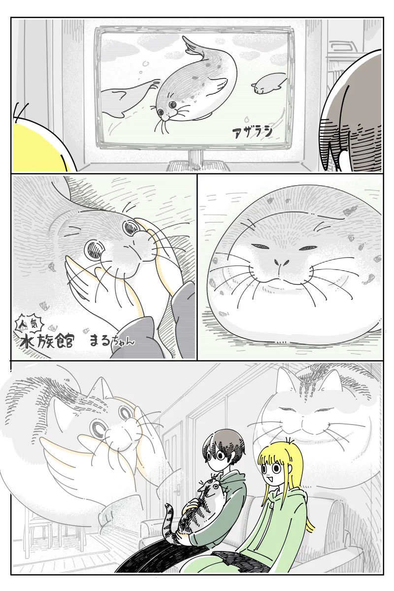 ちょいちょい愛猫の顔が浮かぶ？！動物番組を観ているときのお話を描いた「猫漫画」！