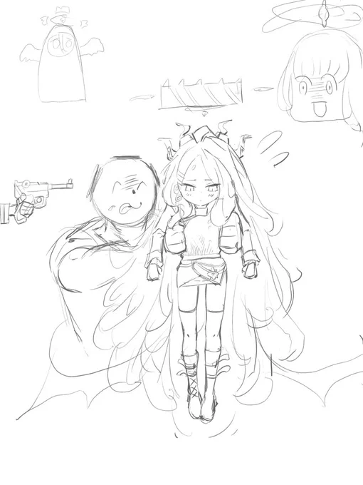 かる〜〜く落書き 