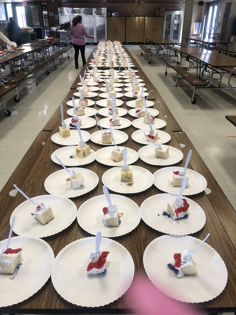 Happy Read Across America! Celebrating with cake for all of our students!💕