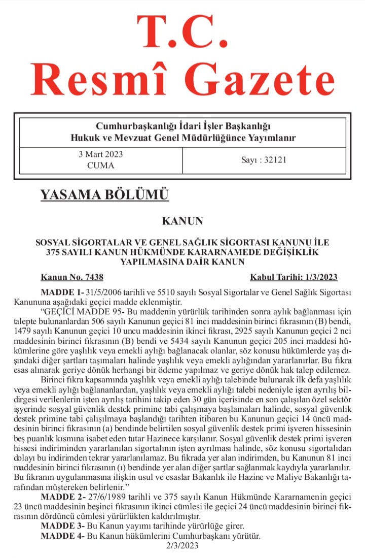 Güne böyle başlamakta varmış emeği geçen herkese teşekkürler 
#HayırlıOlsunEmekliliğimiz