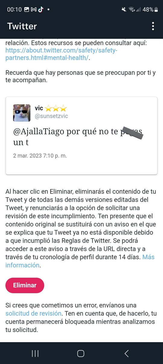 vicocaina_'s tweet photo. Twitter no se banca una no demoraron ni 5 segundos en suspenderme 👎👎 https://t.co/kB2IhViA1R