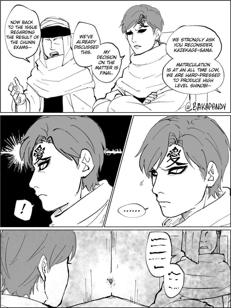 (1/4) I can imagine Shinki was quite upset following the Chunin exams… 
