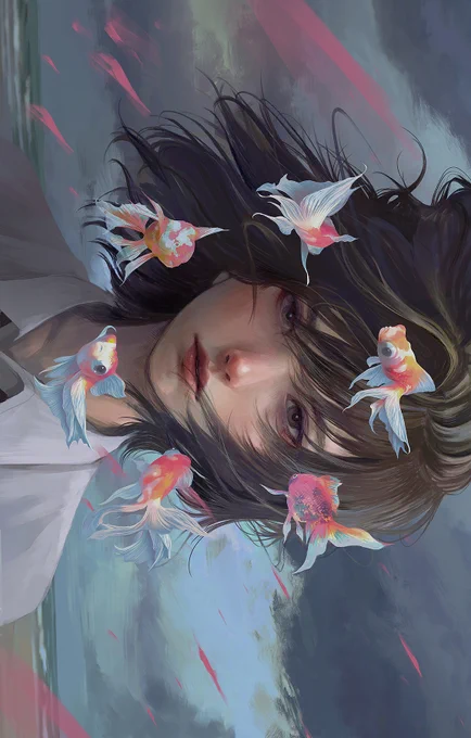 相反 