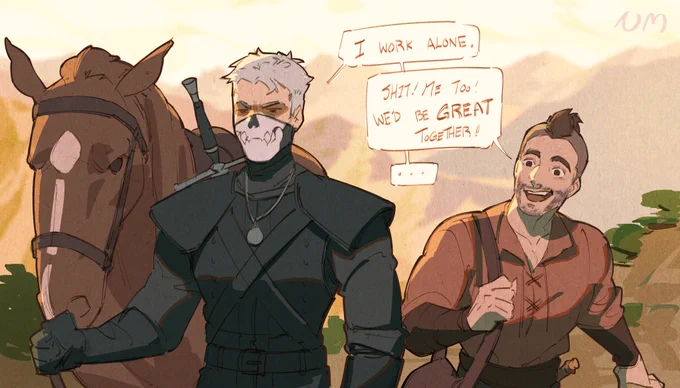 Witcher AU where instead of meeting a bard, Ghost meets a pyromaniac #GhostSoap #MW2 #MWII 