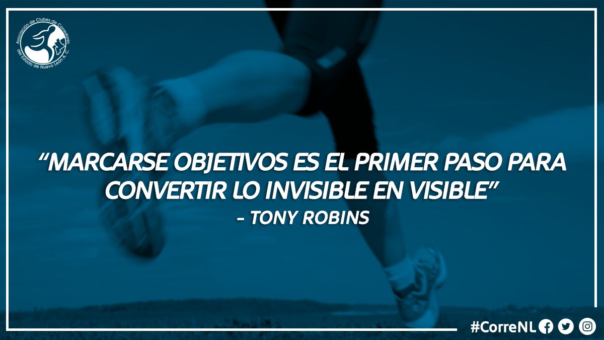 Lo más importante de comenzar el running🏃🏾‍♂️, es trazarte objetivos🎯 y así tendrás siempre presente los logros🏆que vas teniendo.

#CorreNL #Runner #Running #EmpezarElRunning