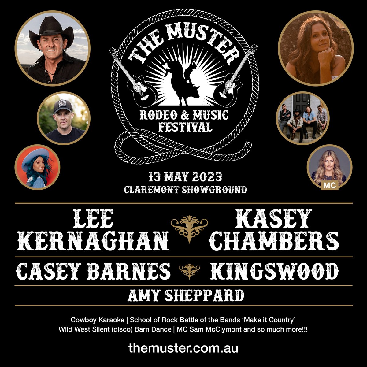 Perth Royal Show (@perthroyalshow) on Twitter photo Some of Australia’s biggest #country singers are coming to the #ClaremontShowground!
Get excited for <a href="/leekernaghan/">Lee Kernaghan</a>, <a href="/kaseychambers/">Kasey Chambers</a>, <a href="/Casey_Barnes/">CASEY BARNES</a>, <a href="/KINGSWOODBAND/">KINGSWOOD</a> & <a href="/amysheppardpie/">Amy Sheppard</a> 🎸
Visit themuster.com.au for exclusive prizes & pre-sale tickets. Some of Australia’s biggest #country singers are coming to the #ClaremontShowground!
Get excited for <a href="/leekernaghan/">Lee Kernaghan</a>, <a href="/kaseychambers/">Kasey Chambers</a>, <a href="/Casey_Barnes/">CASEY BARNES</a>, <a href="/KINGSWOODBAND/">KINGSWOOD</a> & <a href="/amysheppardpie/">Amy Sheppard</a> 🎸
Visit themuster.com.au for exclusive prizes & pre-sale tickets.