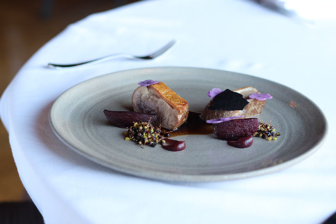 A N A T R A

liberty farm duck . orange blossom honey . kumquat . turnip . black olive