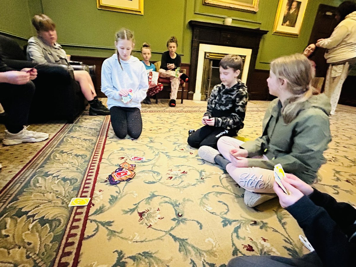 Calderwood_Pri's tweet photo. Miss Burton had a fantastic evening at Lockerbie with the Ben Lomond Clan & Champs for our first ever Calderwood Camp! A tense game of Uno, dinner and a night time walk to see the stars. Glad to see they all passed their room inspections too! π #CreatingOurStory https://t.co/v6lTmrivRX