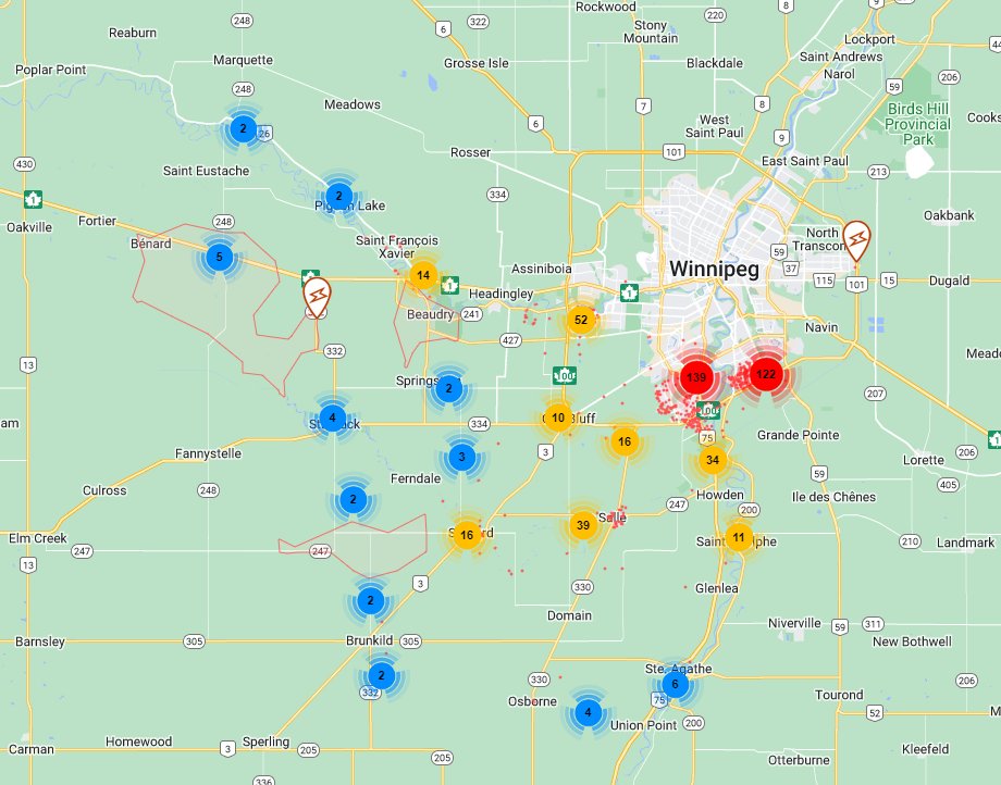 Manitoba Hydro on Twitter "mboutage This outage is affecting south