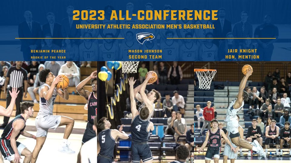 Big congrats to Ben, Mason and Jair! 

Ben Pearce - 1st Team All Conference, Rookie Of The Year
Mason Johnson - 2nd Team All Conference
Jair Knight - Honorable Mention 

#TCC