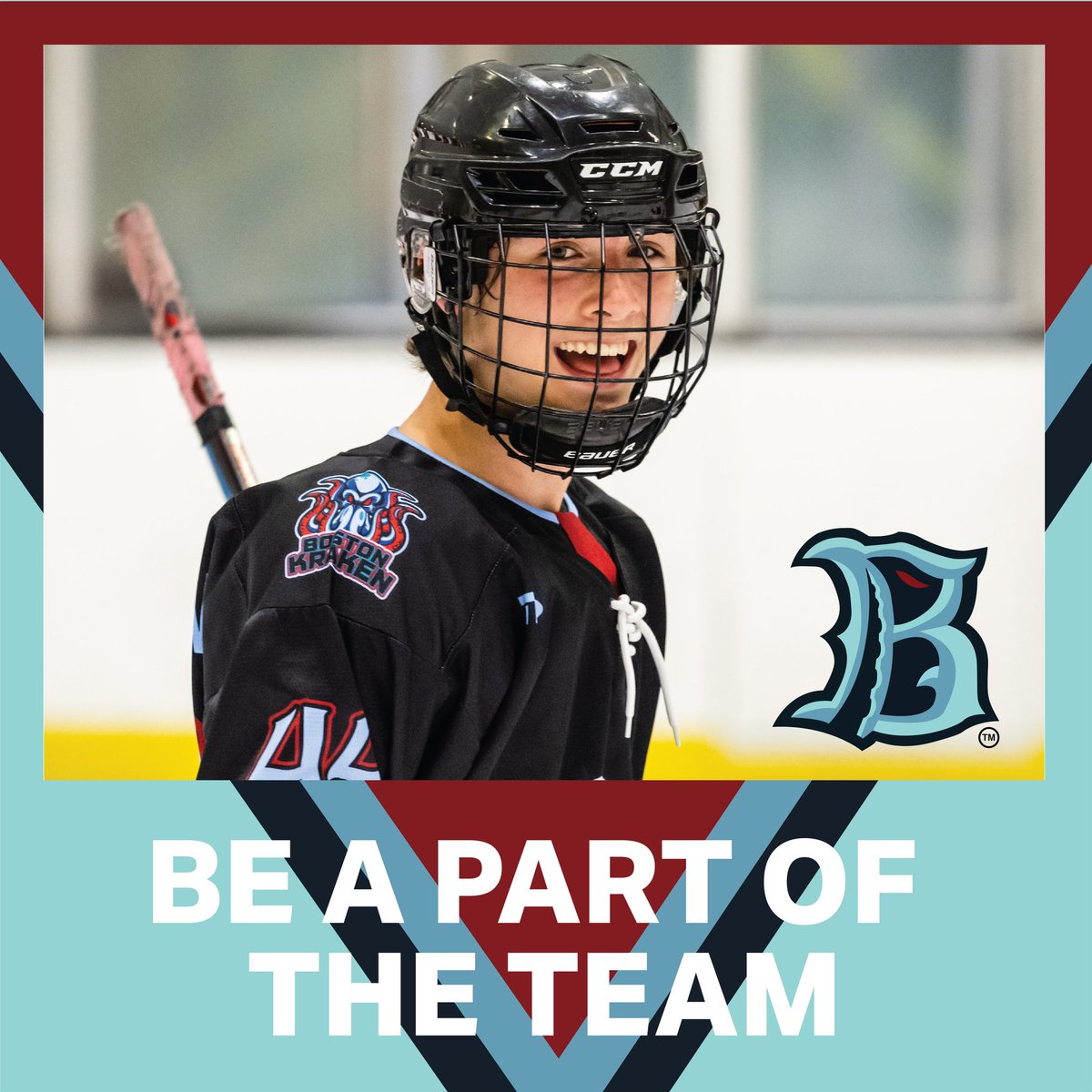 KrakenBoston's tweet photo. Come be a part of the kraken team. Registration for our evaluation skate ends March 20th. Be sure to sign up!!!! 
~~~
#letsgetkraken #u10 #hockey https://t.co/3C8FaE0Ufx
