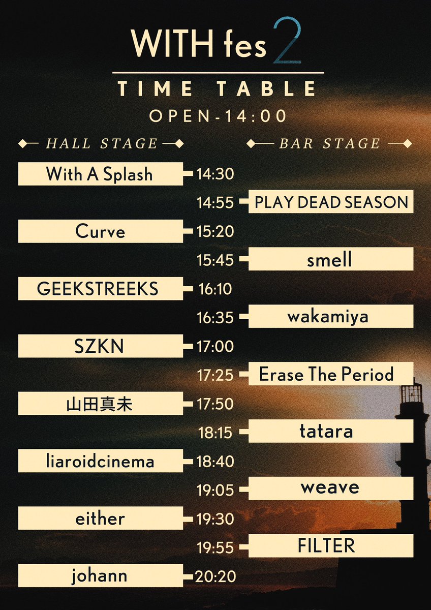 johann_yojohan's tweet photo. 【絶賛ご予約受付中】

2022.3.19 大安
@新宿LOFT 
「WITHfes 2」

OP 14:00 / ST 14:30
ADV ¥3500 / DOOR ¥4000

🎫チケット予約🎫
https://t.co/F3YrGcrGtW

※出演者画像参照 
フロア&amp;BAR 2STAGE制 https://t.co/1sxaKOdqc3