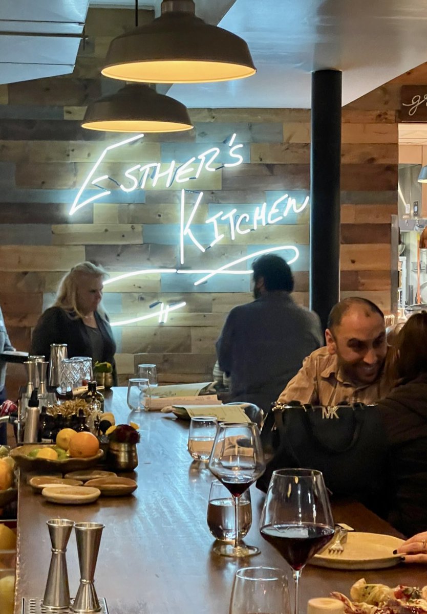 eatinglasvegas's tweet photo. House-baked sourdough “with all the things” (I counted 9 dips/spreads in all) — 10 more reasons #EsthersKitchen remains at the top of its game. #DTLV
@EatTalkRepeat https://t.co/0gbRdn7Zlv