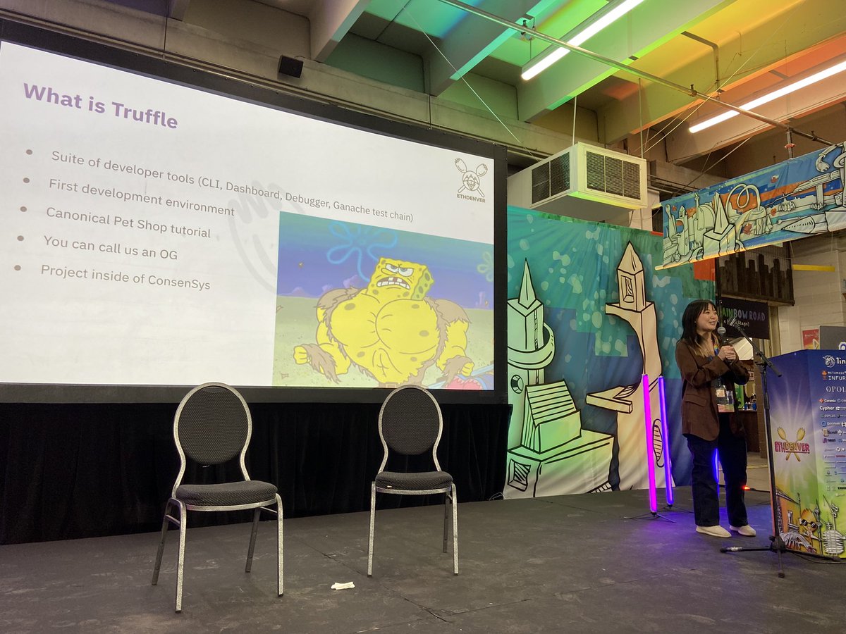bluestwind's tweet photo. .@_emjlin shining bright at @EthereumDenver open source FTW 🥰🥰 https://t.co/uQkQMf68I2
