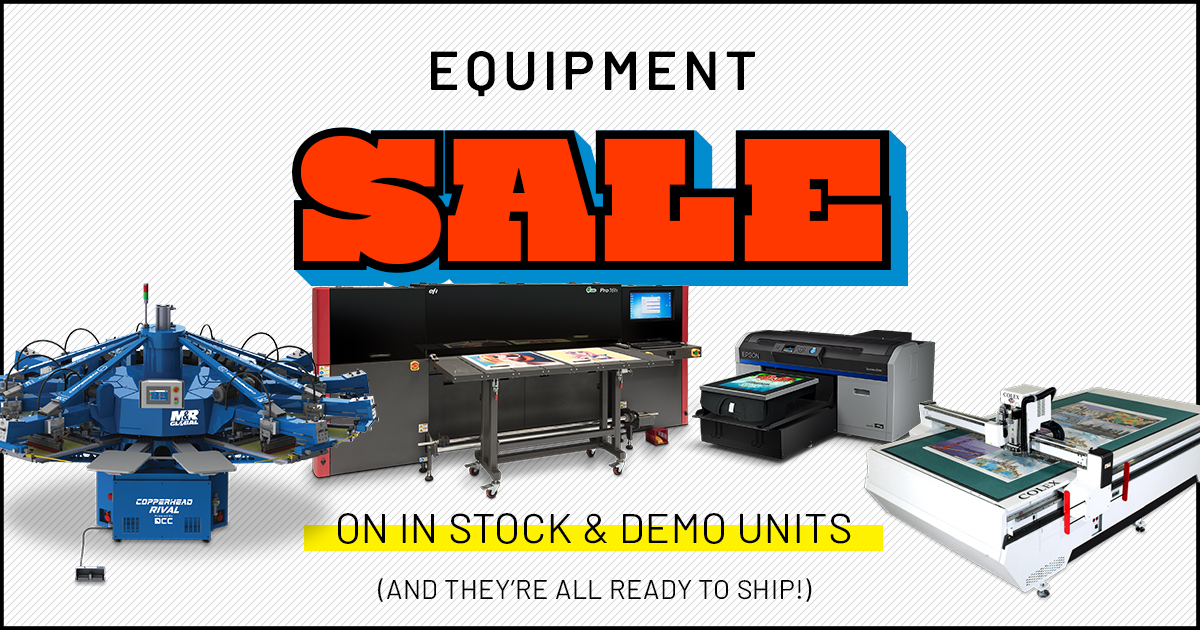 NazdarSourceOne's tweet photo. We have brands like Roland, M&R, and EFI In Stock now and ready to ship to you! 🚚📦
💲For Deals on Graphic Equipment: https://t.co/YtteO2VfVE
💲For Deals on Textile Equipment: https://t.co/mHvtMDkY5T
#InStockEquipment #Graphic #Textile #InStockSale #NazdarSourceOne #Nazdar https://t.co/rWWI564Ehv